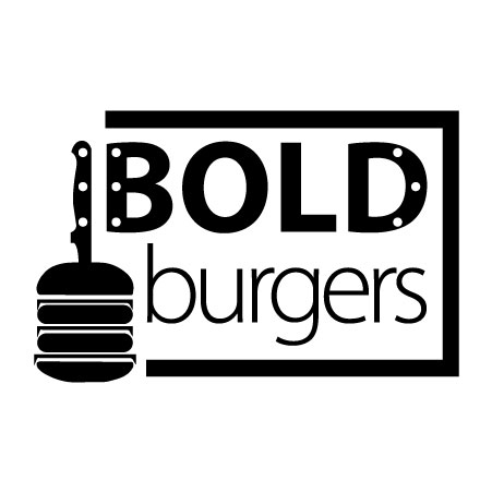 The logo for Bold burgers, which is in black and white.